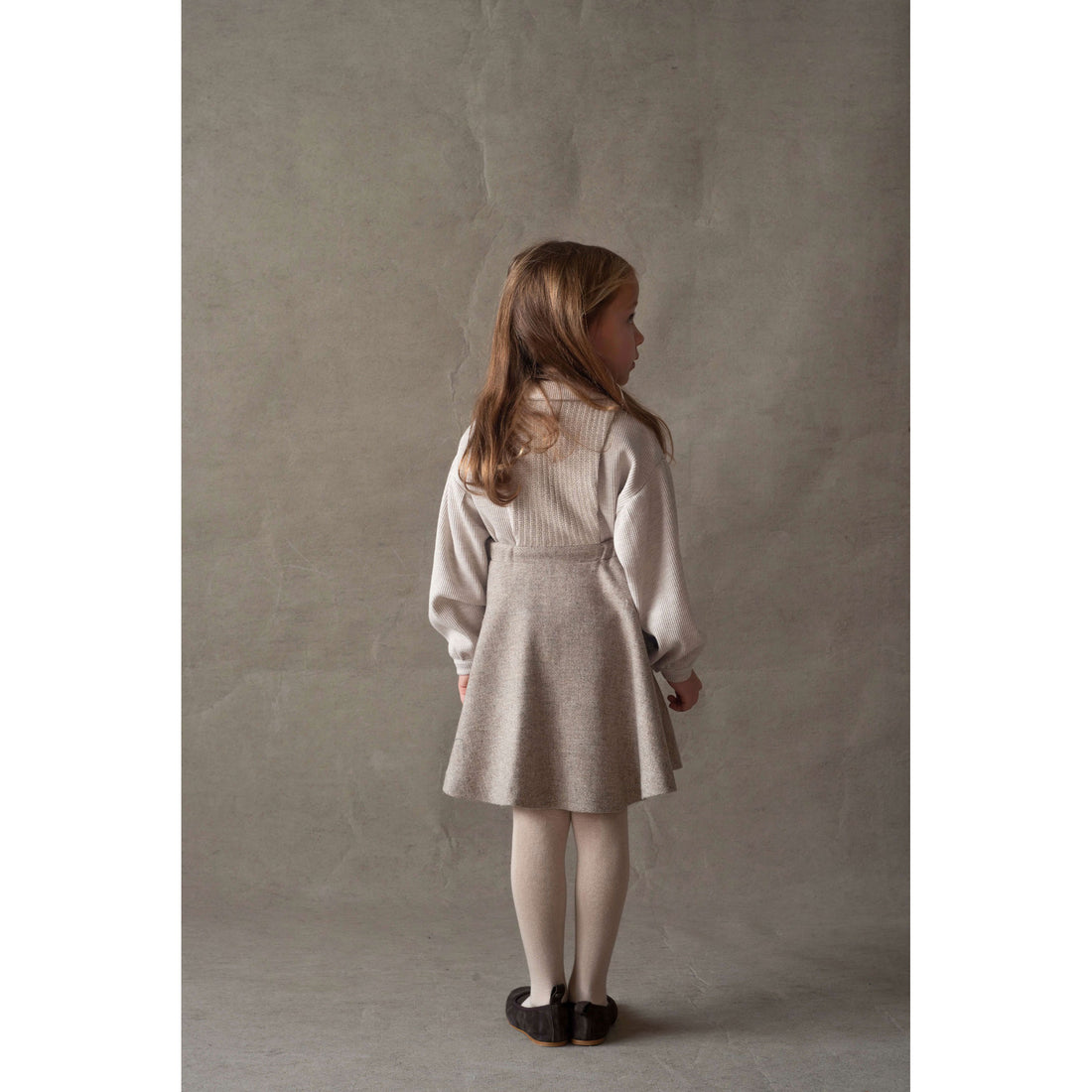 Popelin Stone Bib Short Dress
