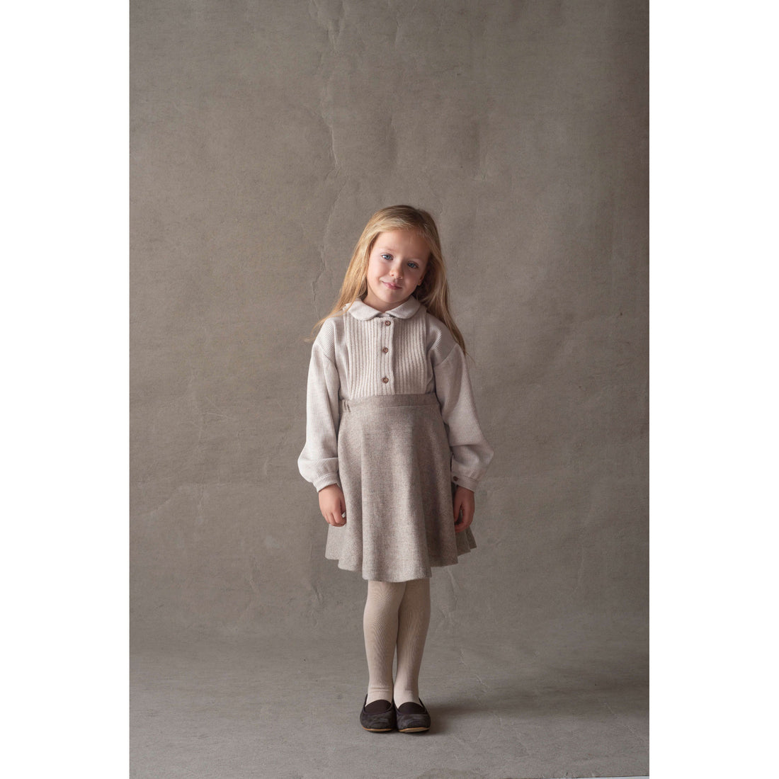 Popelin Stone Bib Short Dress