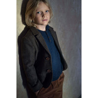 Popelin Multi Coloured Wool Blazer