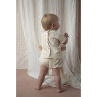 Popelin Off White Basic Culotte