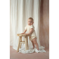 Popelin Off White Basic Culotte