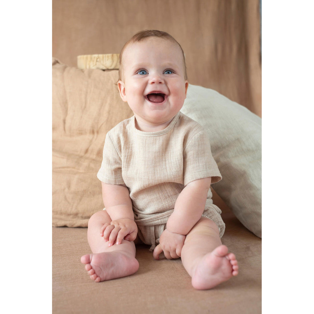 Popelin Sand Basic Culotte