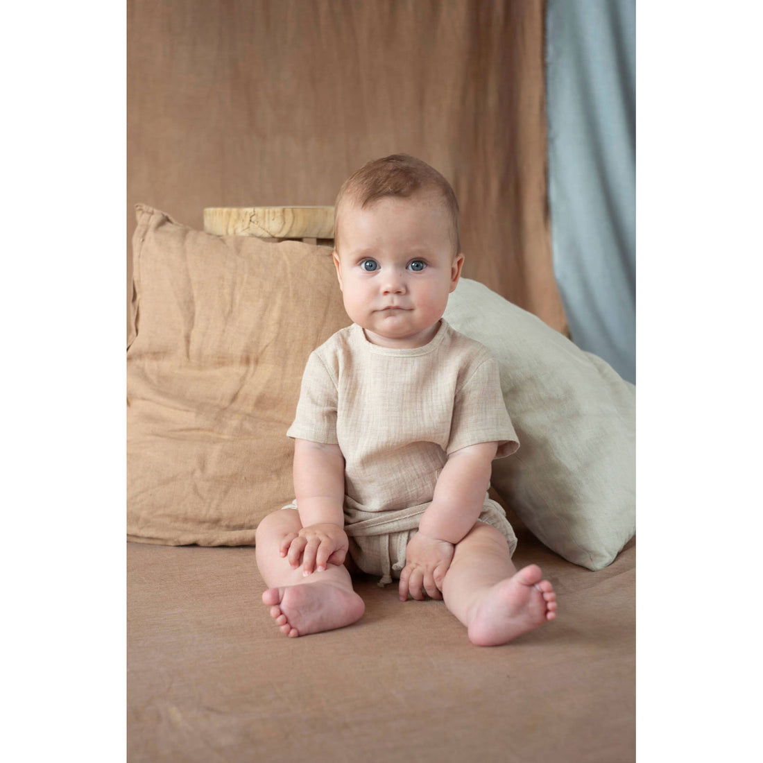 Popelin Sand Organic Pocket Shirt
