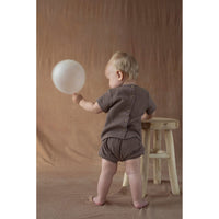 Popelin Brown Organic Pocket Shirt