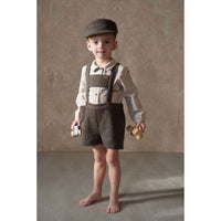 Popelin Multi Coloured Suspender Shorts