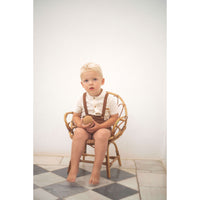 Popelin Off White Shirt Romper