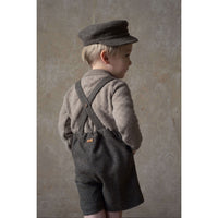 Popelin Multi Coloured Wool Suspender Shorts