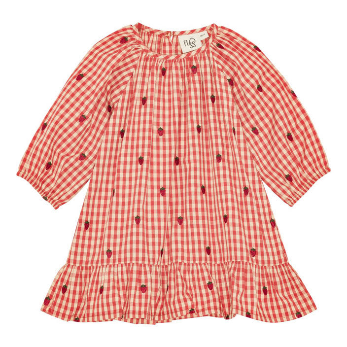 Floss Berry Gingham Molly Dress