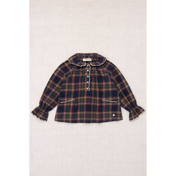   Ink Plaid Monroe Top