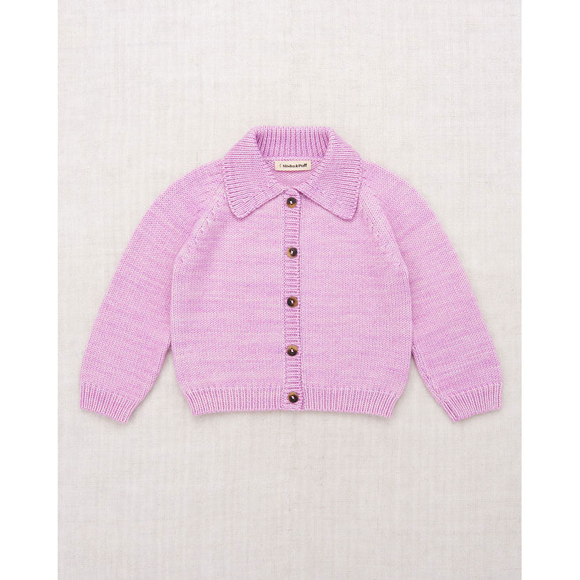 Misha and Puff  Pink Lilac Motley Cardigan