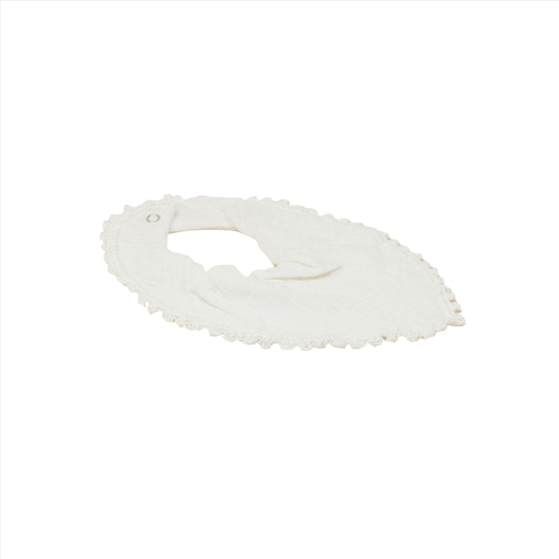 Yaarn White Muslin Bib