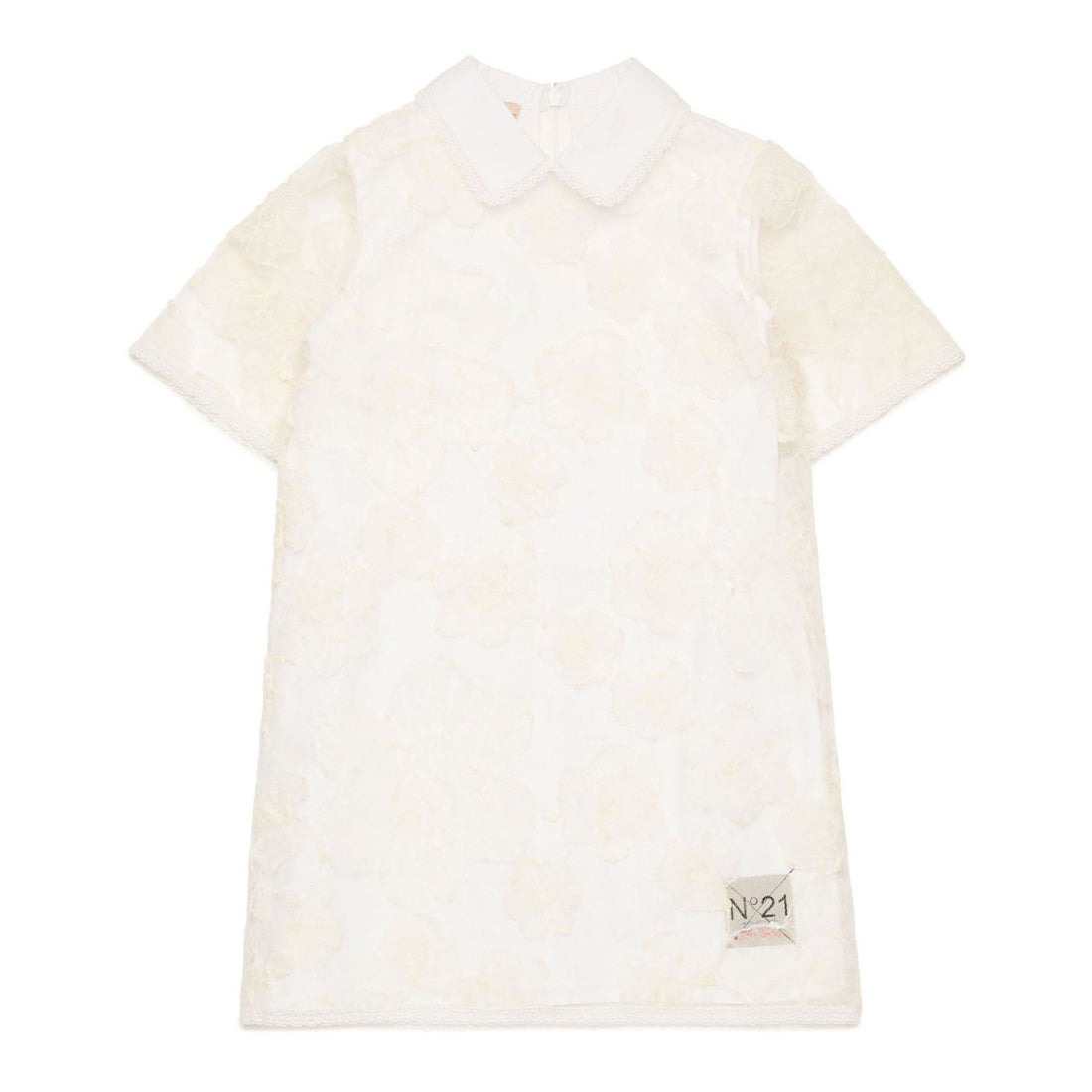 N21 Cream Lace Collared Dress