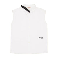 N21 White Sleeveless Blouse