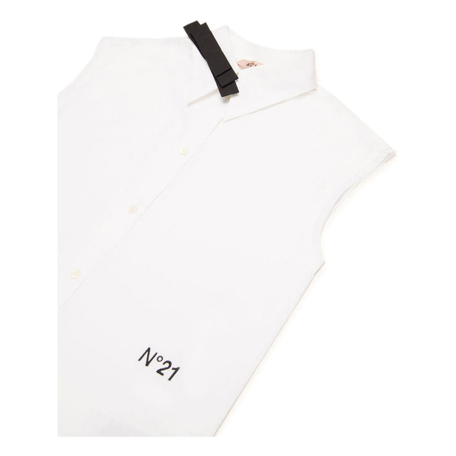 N21 White Sleeveless Blouse