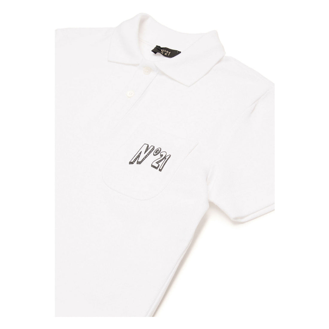 N21 White Logo Polo