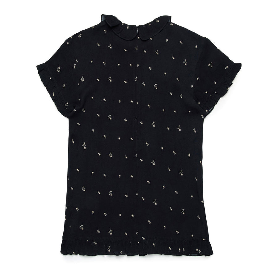 N21 Black Logo Print Dress