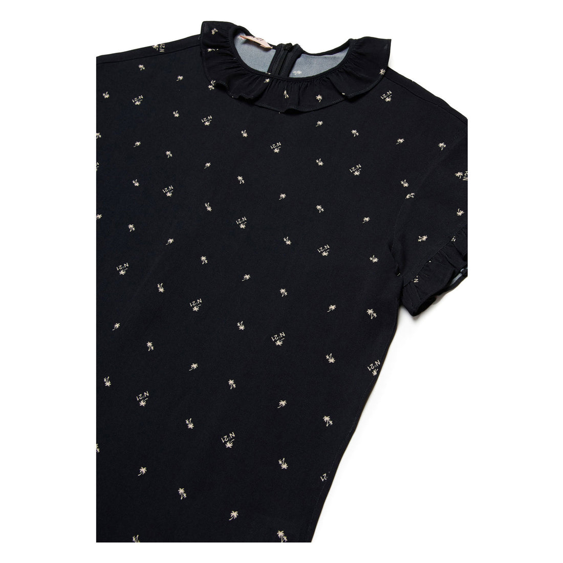 N21 Black Logo Print Dress