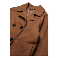 N21 Brown Suede Giacca Coat