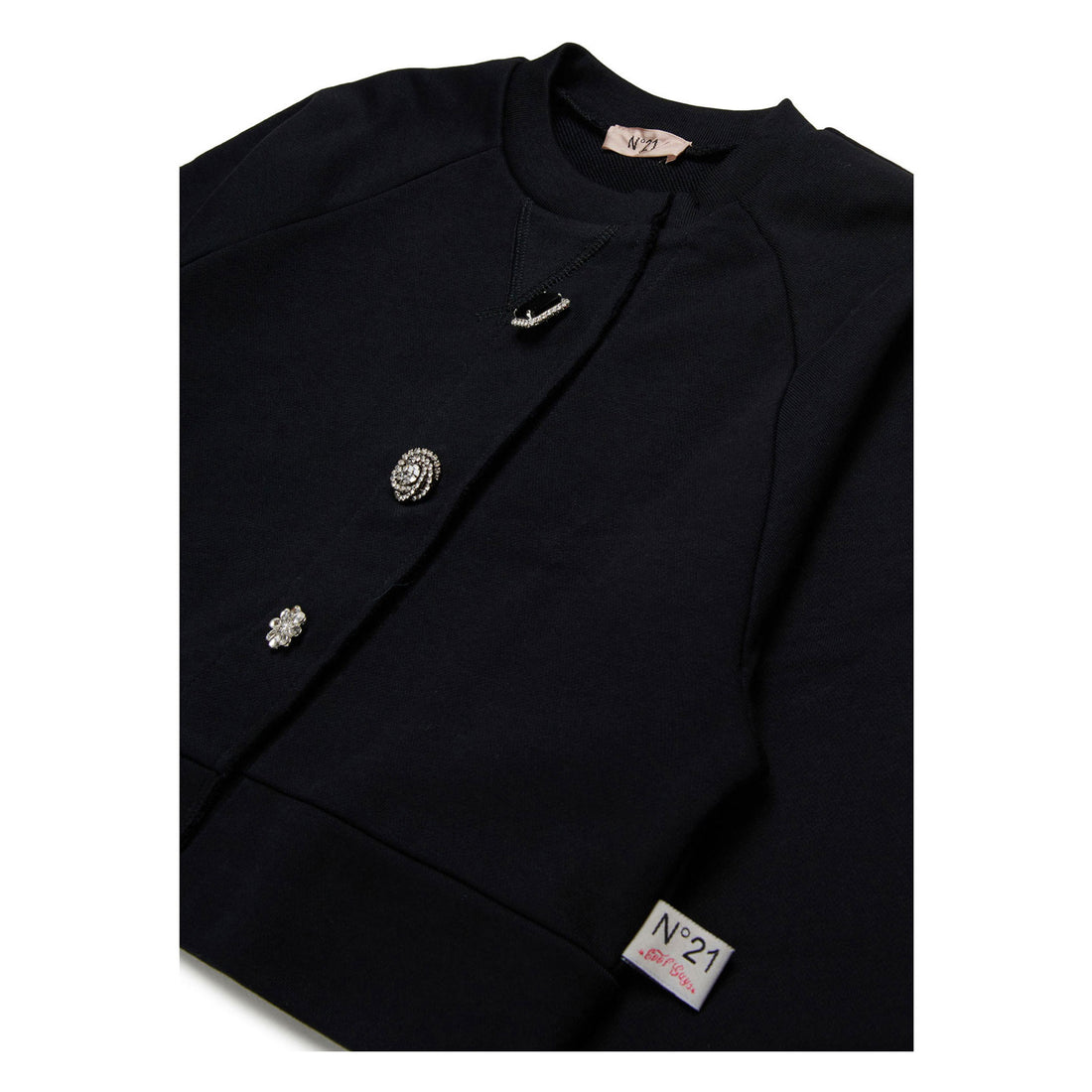 N21 Black Felpa Cardigan