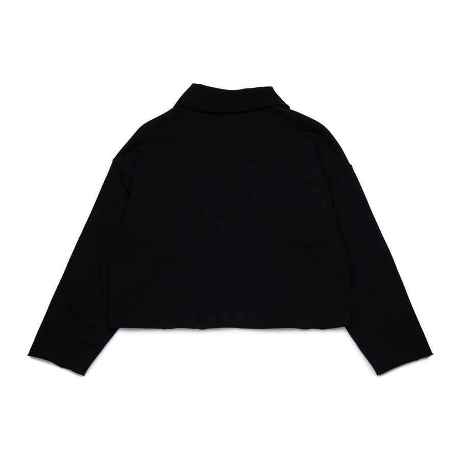 N21 Black Half Zip Felpa Pullover