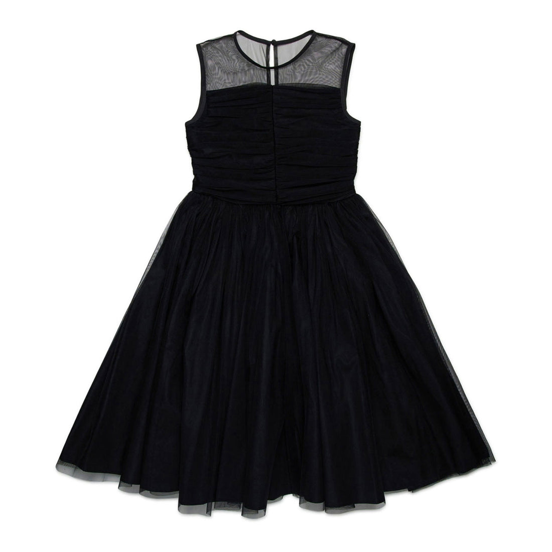 N21 Black Tulle Sleeveless Abito Dress