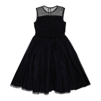N21 Black Tulle Sleeveless Abito Dress