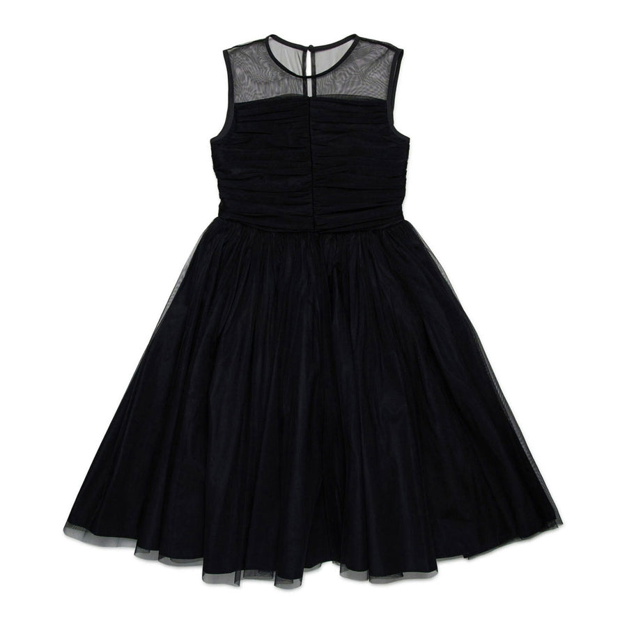 N21 Black Tulle Sleeveless Abito Dress