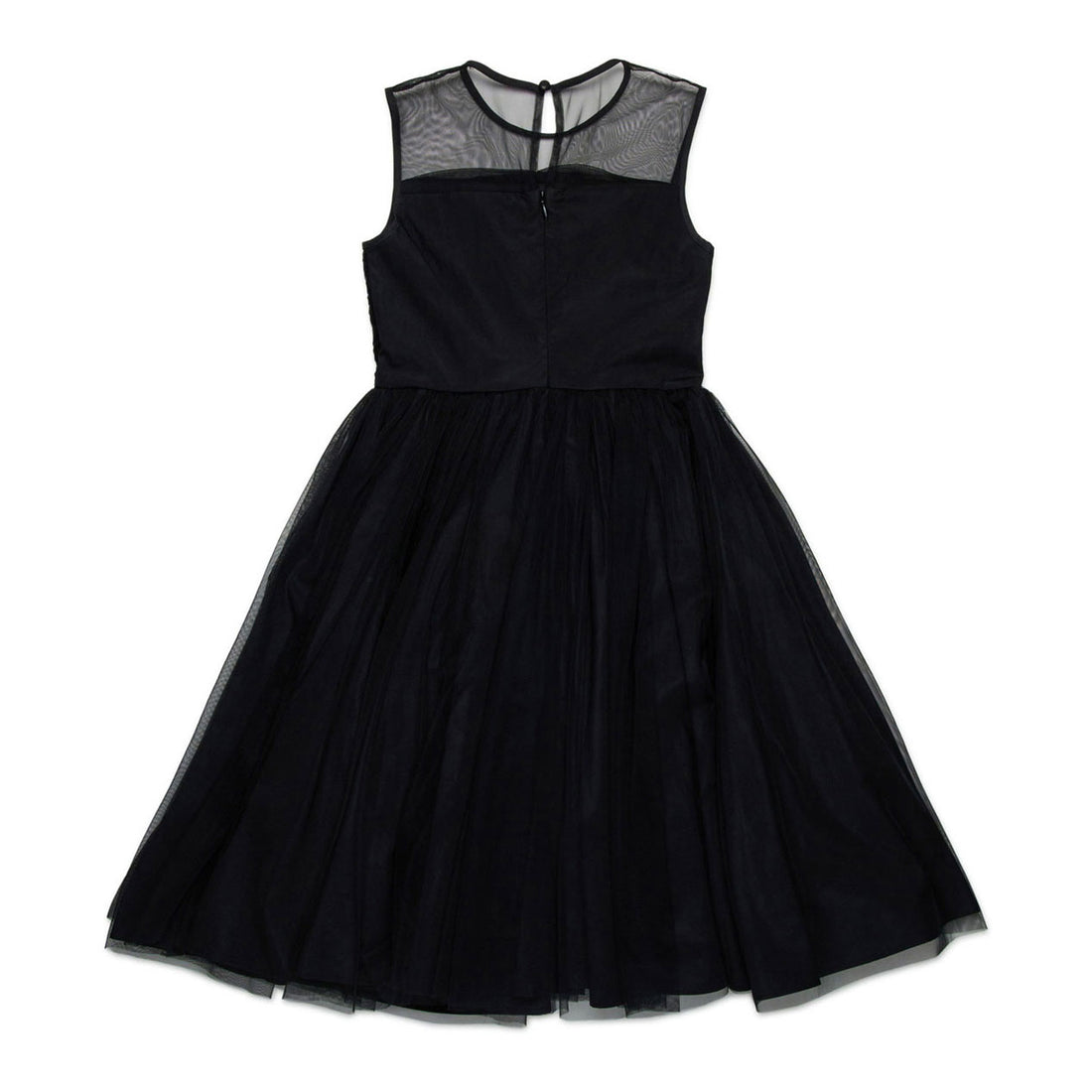 N21 Black Tulle Sleeveless Abito Dress