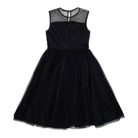 N21 Black Tulle Sleeveless Abito Dress