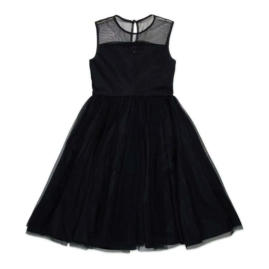N21 Black Tulle Sleeveless Abito Dress