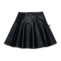 N21 Black Leather Gonna Skirt