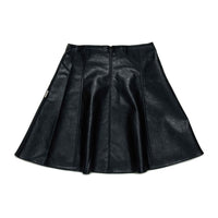 N21 Black Leather Gonna Skirt