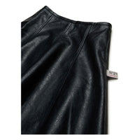 N21 Black Leather Gonna Skirt
