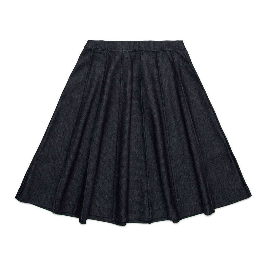 N21 Blue Denim Patch Gonna Skirt