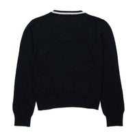 N21 Black Collar Trim Pullover