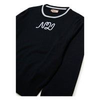 N21 Black Collar Trim Pullover
