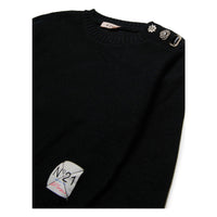 N21 Black Pearl Button Pullover