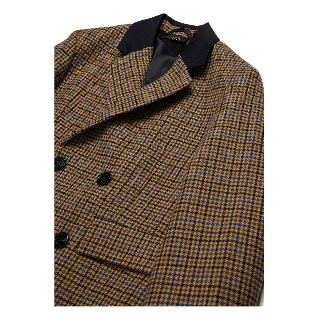 N21 Brown Plaid Giacca Coat