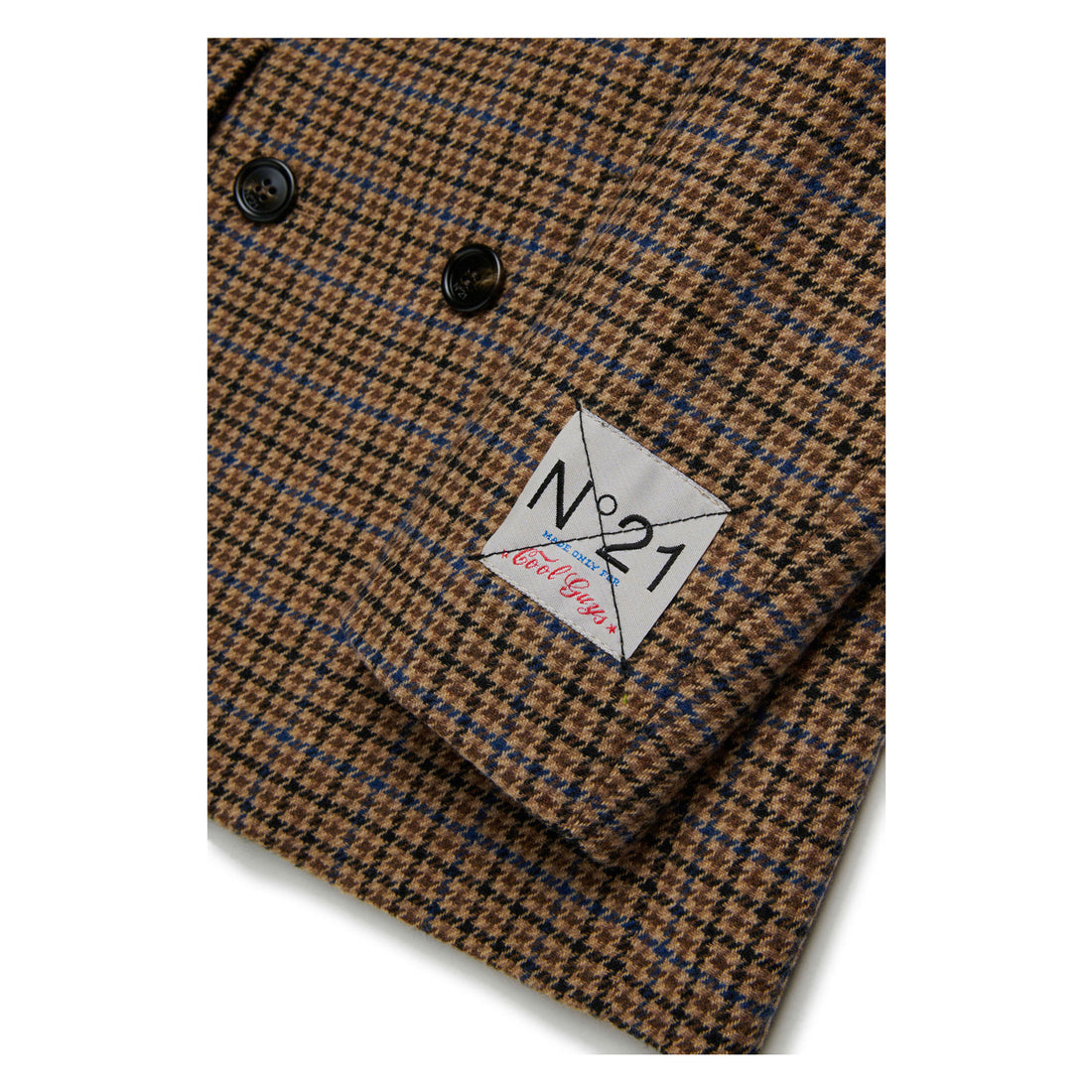 N21 Brown Plaid Giacca Coat