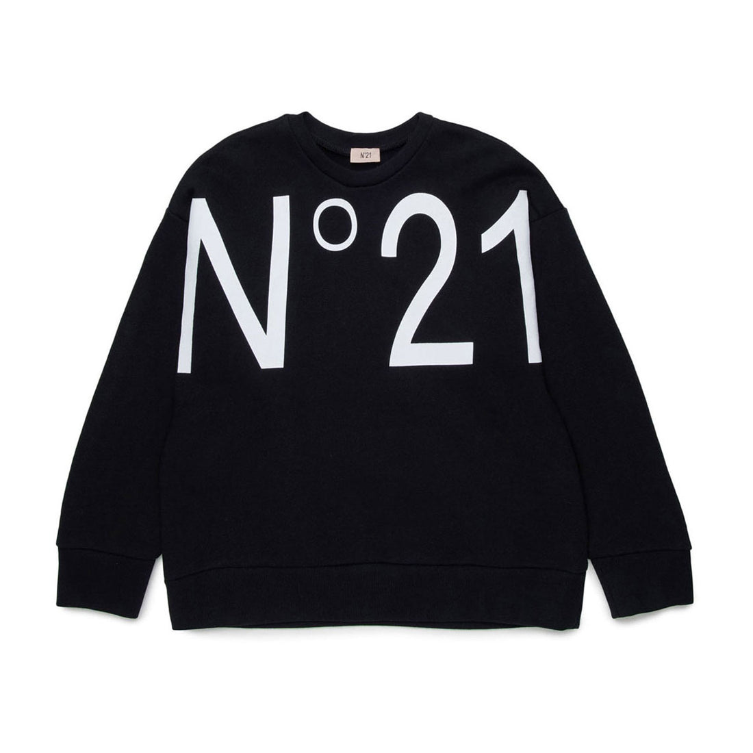 N21  Black Oversized Logo Sweatshirt
