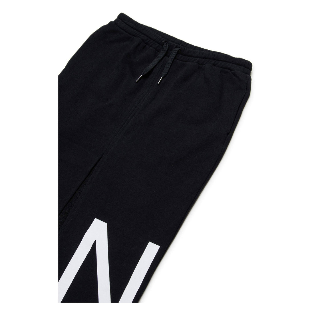 N21  Black Logo French Terry Skirt