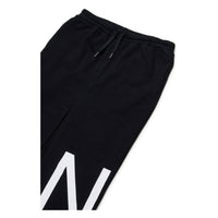 N21  Black Logo French Terry Skirt