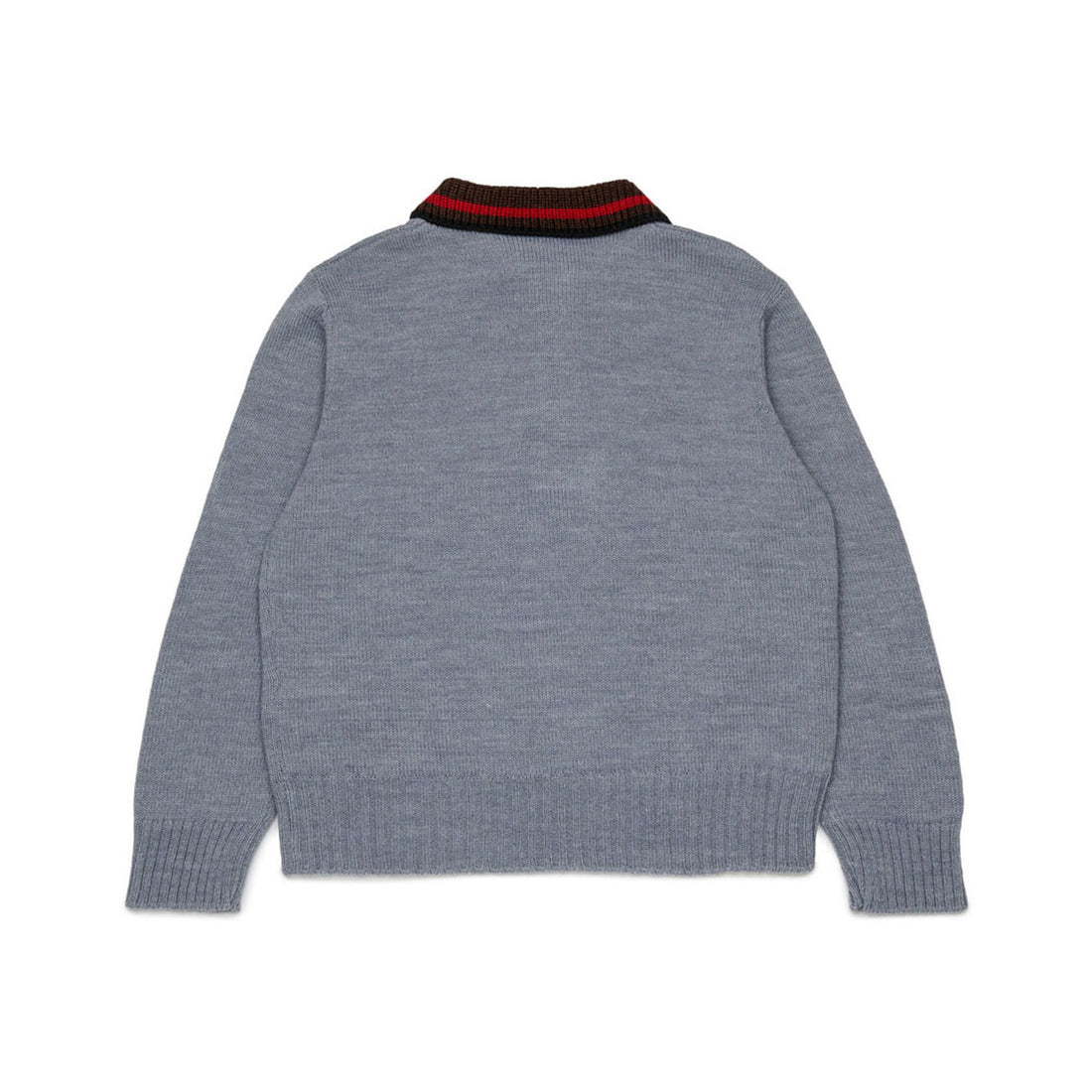 N21 Grey Contrast Collar Polo