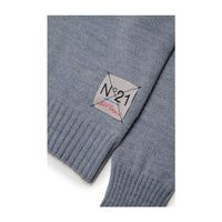 N21 Grey Contrast Collar Polo