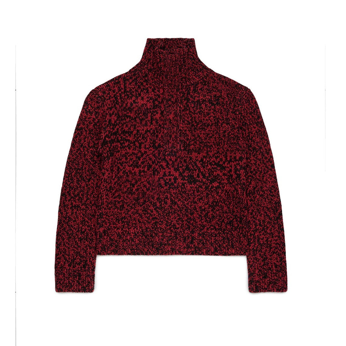 N21  Red Speckled Funnel Neck Sweater