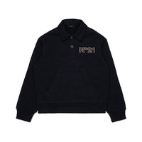 N21 Black French Terry Polo