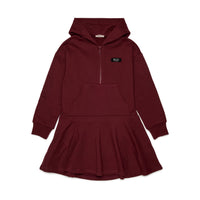 N21  Maroon Half Zip Sweat Dress