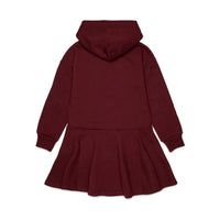 N21  Maroon Half Zip Sweat Dress