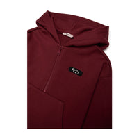 N21  Maroon Half Zip Sweat Dress