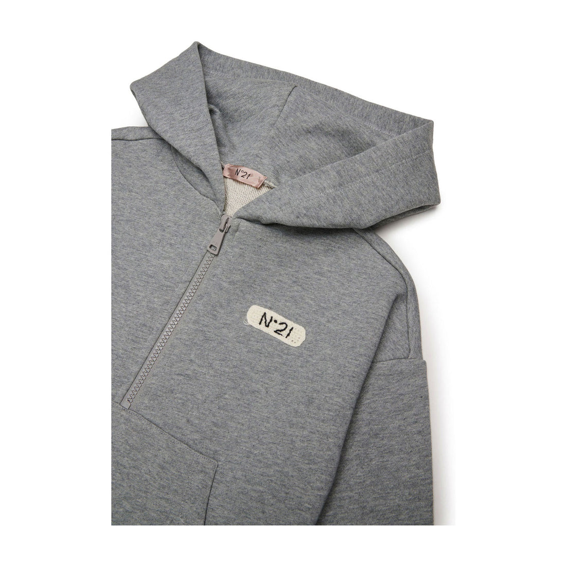 N21  Grey Half Zip Sweat Dress